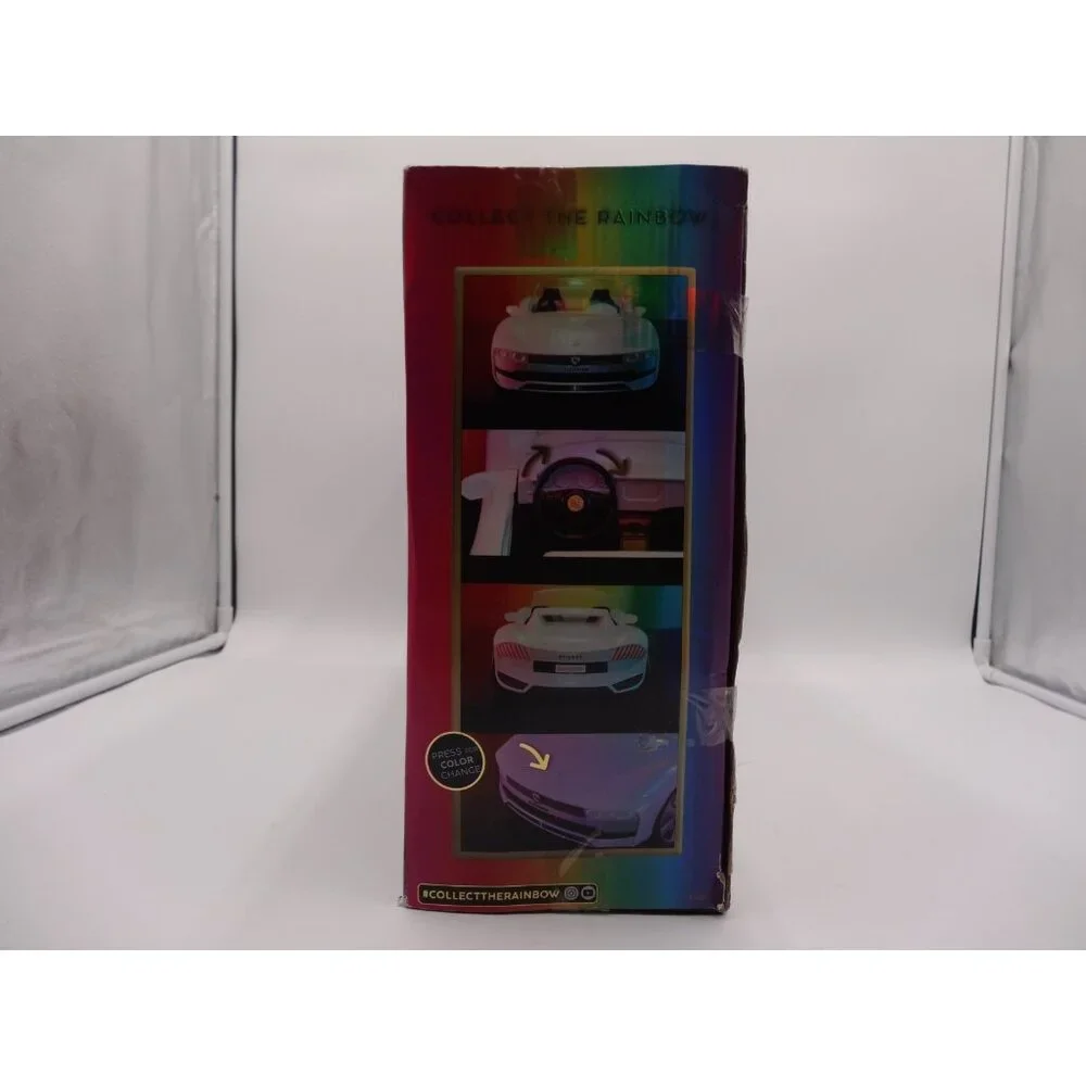 Rainbow High Color Change Doll Car Convertible Light-Up Multicolor & Jade Hunter